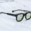 Sunglasses Model Amilcar in Color Bornéo with Light Bottle Green lenses