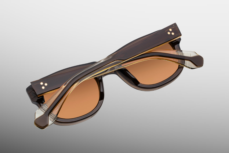 Sunglasses Model Amilcar in Color London with Orange lenses from Jacques Marie Mage