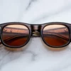 Sunglasses Model Amilcar in Color London with Orange lenses from Jacques Marie Mage