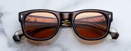 Sunglasses Model Amilcar in Color London with Orange lenses from Jacques Marie Mage