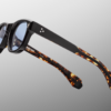 Sunglasses Model AMilcar in Color Noir with Cerulean lenses from Jacques Marie Mage