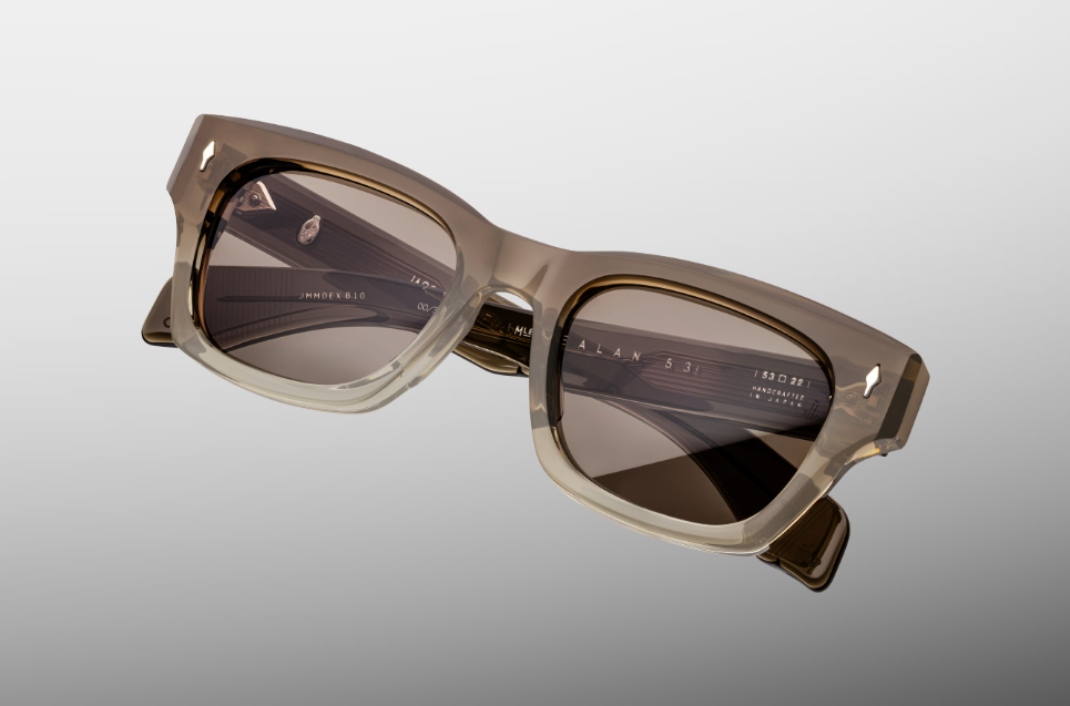 Sunglasses Model Dealan 53 in Color Lescot with BRass lenses from Jacques Marie Mage