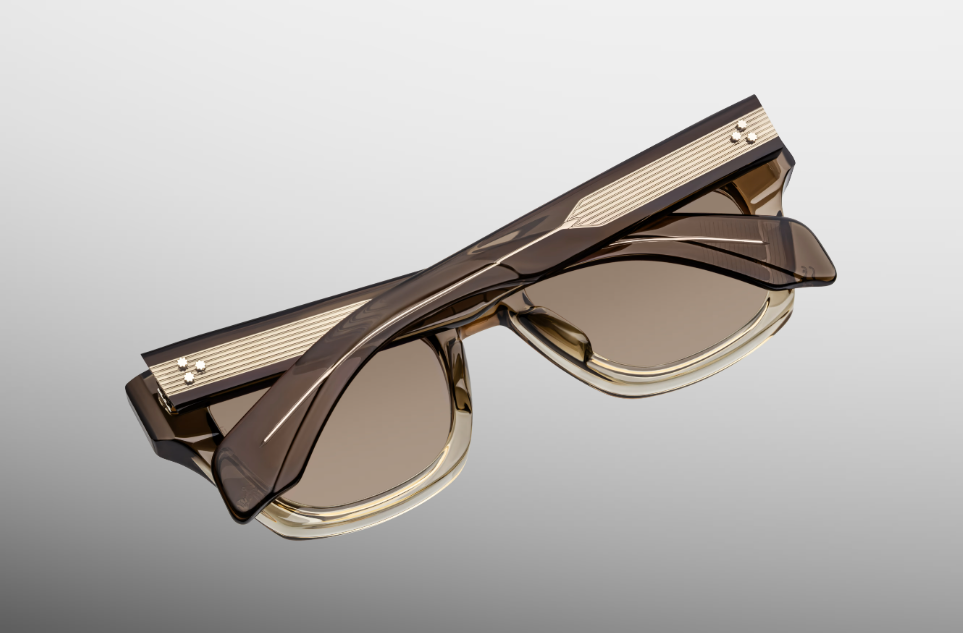 Sunglasses Model Dealan 53 in Color Lescot with BRass lenses from Jacques Marie Mage