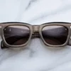 Sunglasses Model Dealan 53 in Color Lescot with BRass lenses from Jacques Marie Mage