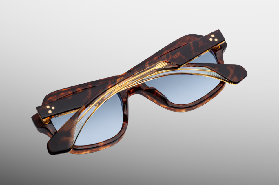 Sunglasses Model Tamerlis in Color Argyle with Powder Blue lenses from Jacques Marie Mage