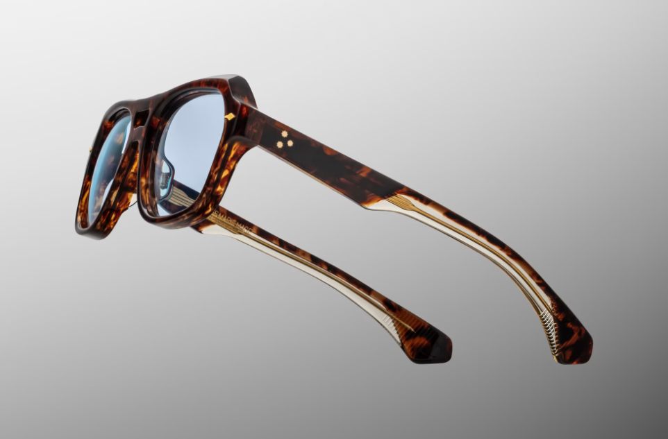 Sunglasses Model Tamerlis in Color Argyle with Powder Blue lenses from Jacques Marie Mage