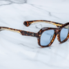 Sunglasses Model Tamerlis in Color Argyle with Powder Blue lenses from Jacques Marie Mage