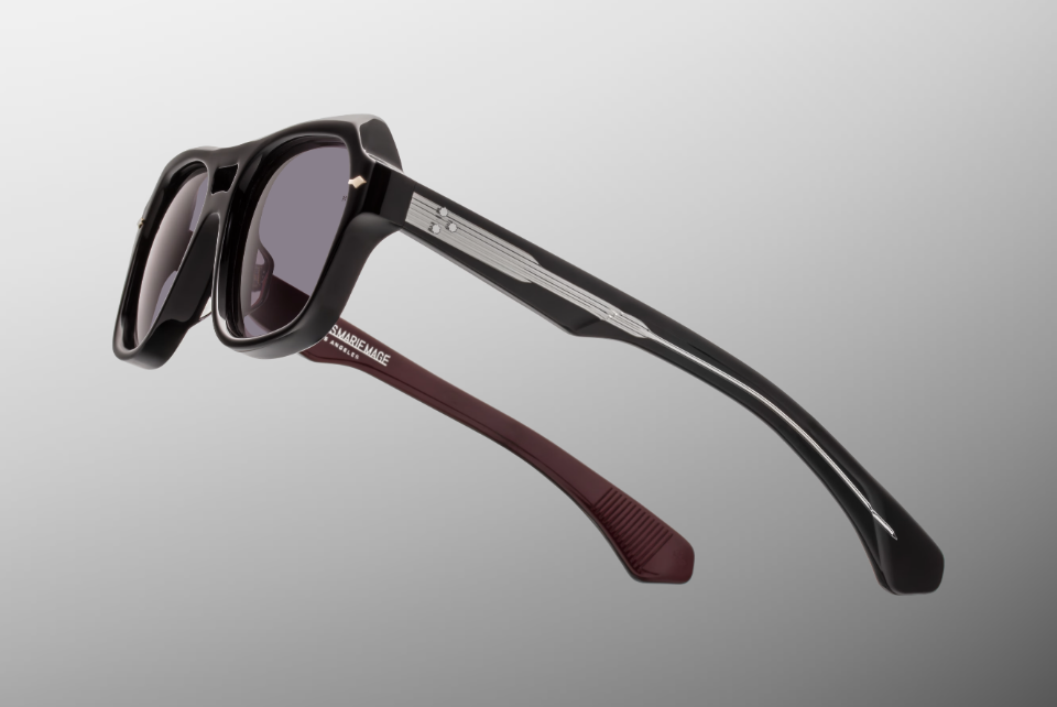 Sunglasses Model Tamerlis in Color Bloodstone with Jet lenses from Jacques Marie Mage
