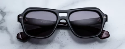 Sunglasses Model Tamerlis in Color Bloodstone with Jet lenses from Jacques Marie Mage