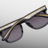 Sunglasses Model Wesley in Color Bloodstone with Jet lenses from Jacques Marie Mage