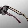 Sunglasses Model Wesley in Color Bloodstone with Jet lenses from Jacques Marie Mage