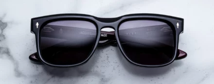 Sunglasses Model Wesley in Color Bloodstone with Jet lenses from Jacques Marie Mage