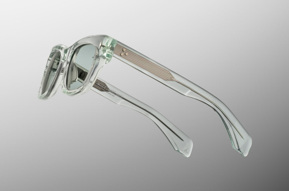 Sunglasses Model Dealan in Color Aurora with Photochromic Light Bottle Green lenses from Jacques Marie Mage