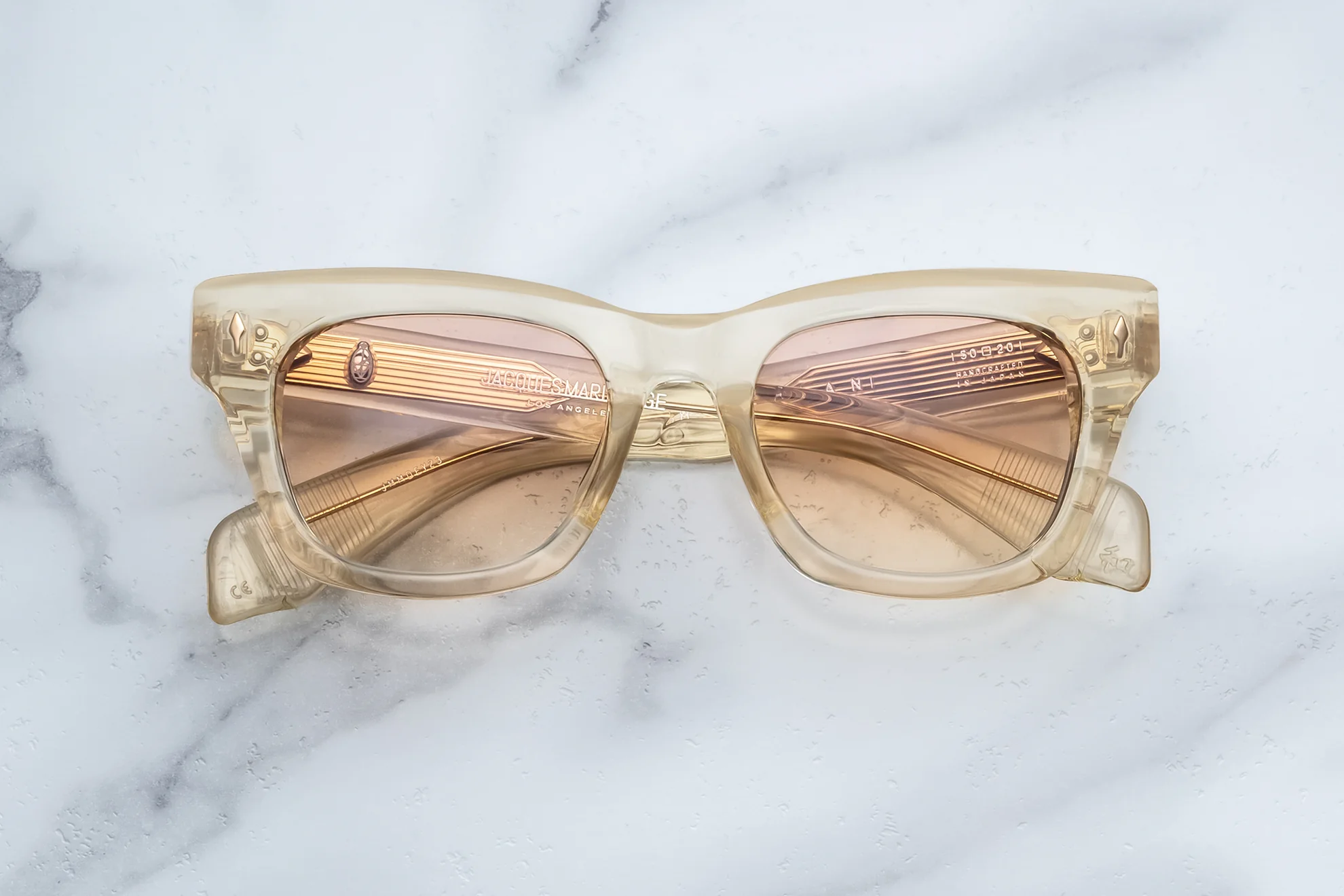 Sunglasses Model Dealan in Color Halo with Photochromic brown gradient lenses from Jacques Marie Mage