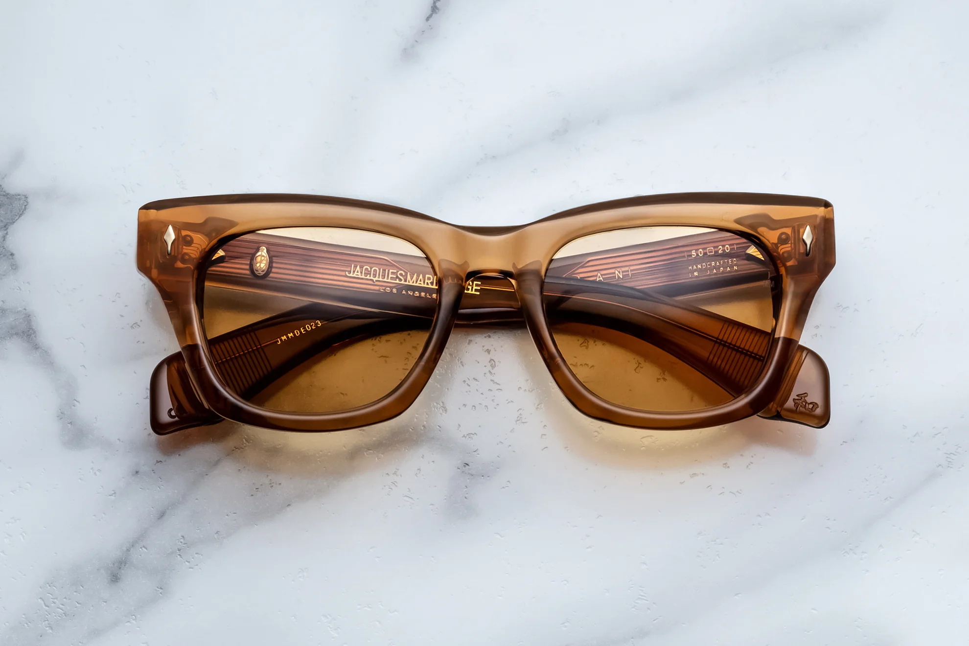 Sunglasses Model Dealan in Color Solaris with Photochromic orange lenses from Jacques Marie Mage