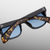 Sunglasses Model Dreamer in Color Noir with Cerulean lenses from Jacques Marie Mage