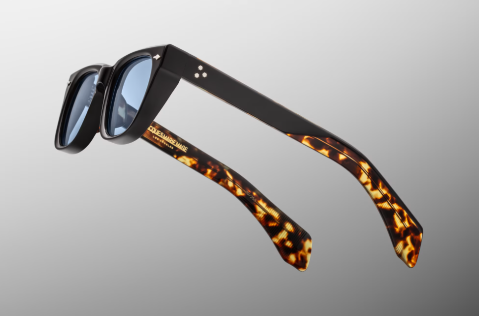 Sunglasses Model Dreamer in Color Noir with Cerulean lenses from Jacques Marie Mage