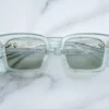 Sunglasses Model Kaine in Color Aurora with Light Bottle Green lenses from Jacques Marie Mage