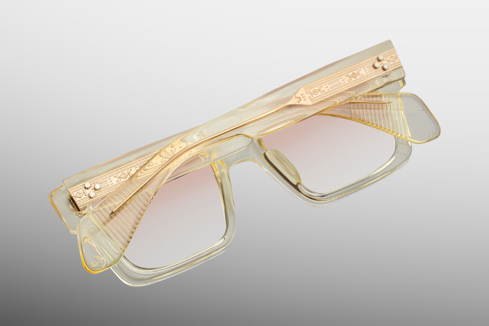 Sunglasses Model Kaine in Color Halo with Photochromic Brown Gradient lenses from Jacques Marie Mage