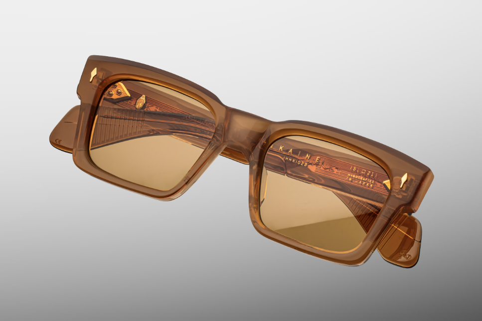 Sunglasses Model Kaine in Color Solaris with Photochromic Orange lenses from Jacques Marie Magge