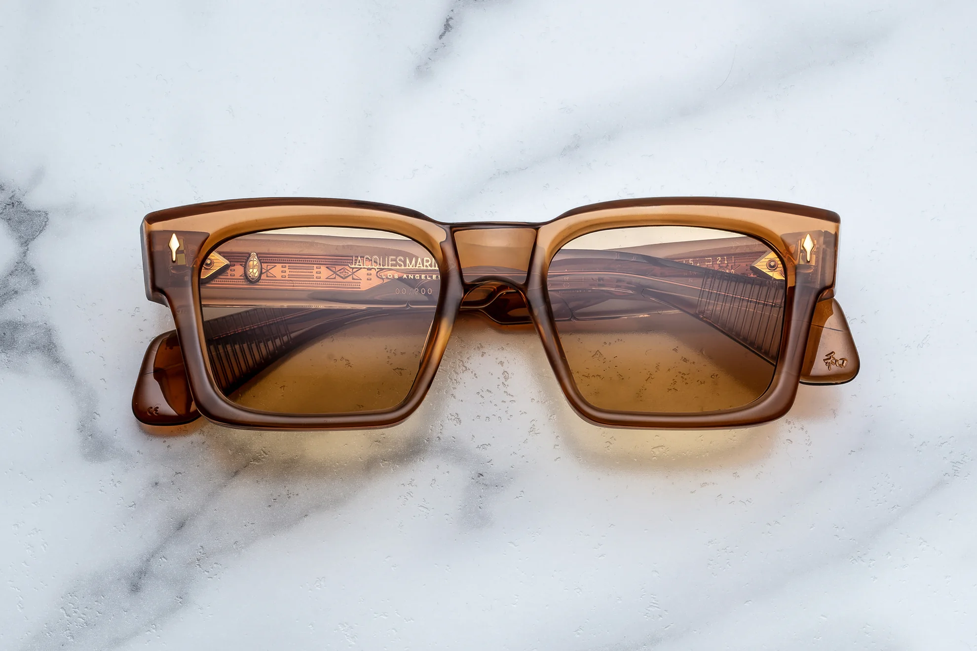 Sunglasses Model Kaine in Color Solaris with Photochromic Orange lenses from Jacques Marie Magge