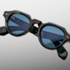 Sunglasses Model Kellerman in Color Bharal with Azure lenses from Jacques Marie Mage Heritage II special collection