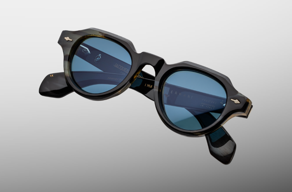 Sunglasses Model Kellerman in Color Bharal with Azure lenses from Jacques Marie Mage Heritage II special collection
