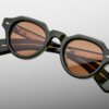 Sunglasses Model Kellerman in Color Bornéo with Orange lenses from Jacques Marie Mage sunglasses collection
