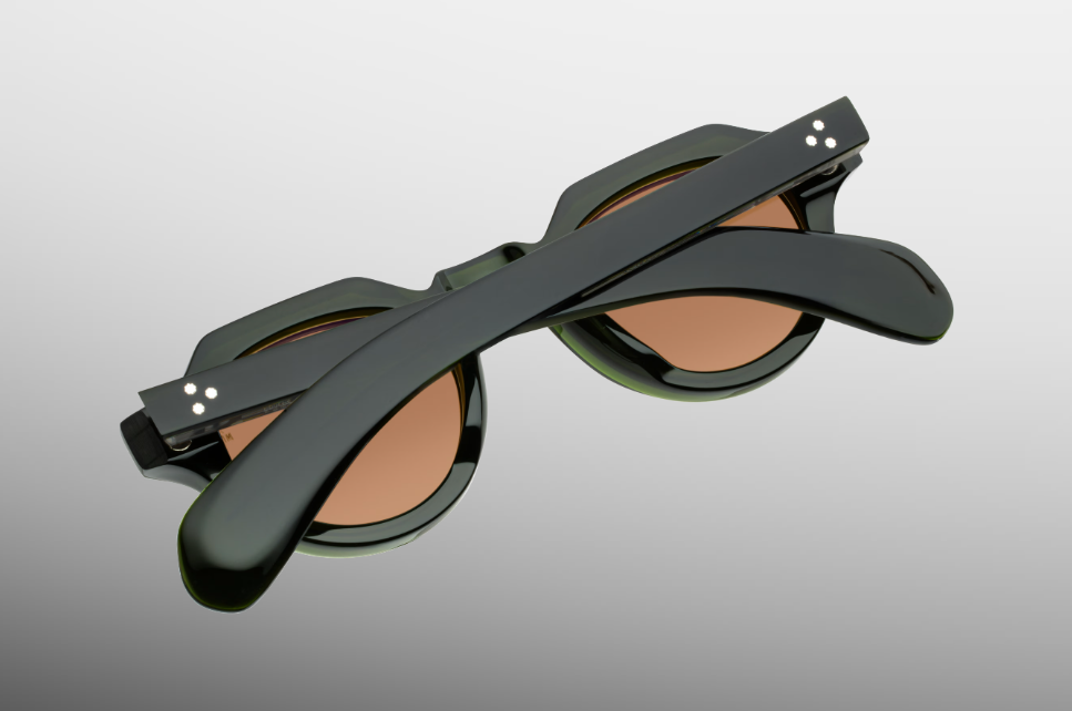 Sunglasses Model Kellerman in Color Bornéo with Orange lenses from Jacques Marie Mage sunglasses collection