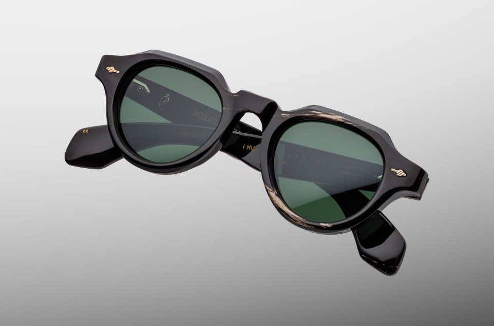 Sunglasses Model Kellerman in Color Sequoia with Pine lenses from Jacques Marie Mage Heritage II special collection