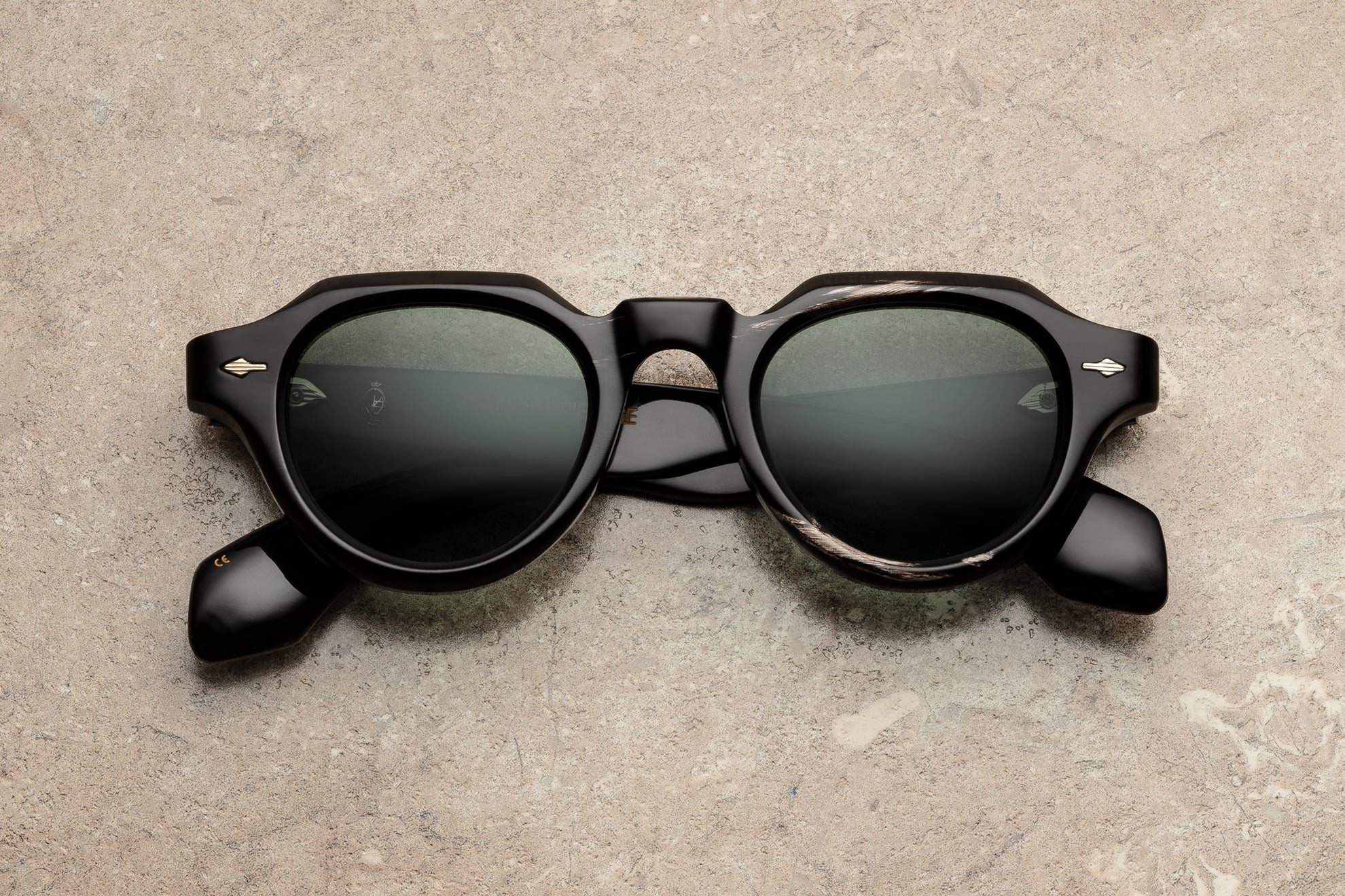 Sunglasses Model Kellerman in Color Sequoia with Pine lenses from Jacques Marie Mage Heritage II special collection