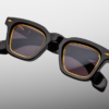 Sunglasses Model Leclair in color Blackbuck with Charcoal lenses from Jacques Marie Mage's Héritage II collection