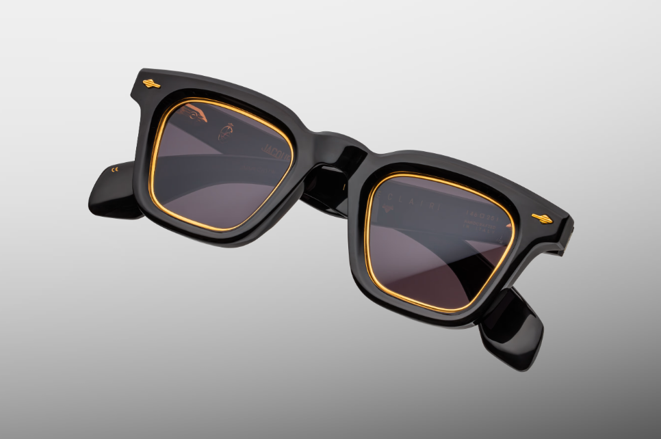 Sunglasses Model Leclair in color Blackbuck with Charcoal lenses from Jacques Marie Mage's Héritage II collection