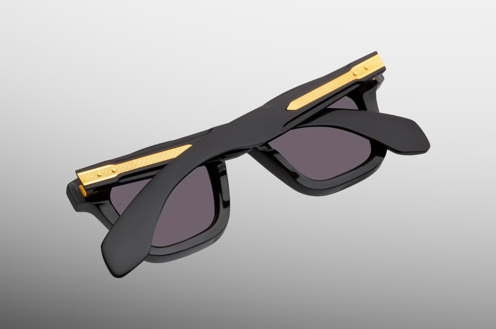 Sunglasses Model Leclair in color Blackbuck with Charcoal lenses from Jacques Marie Mage's Héritage II collection