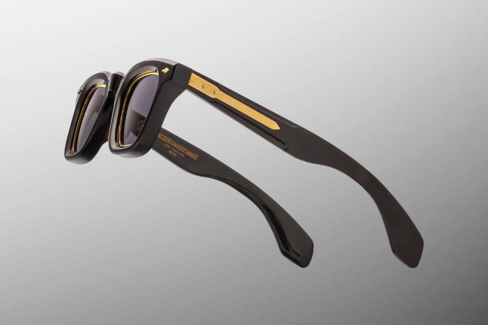 Sunglasses Model Leclair in color Blackbuck with Charcoal lenses from Jacques Marie Mage's Héritage II collection