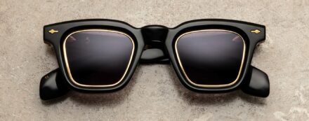 Sunglasses Model Leclair in color Blackbuck with Charcoal lenses from Jacques Marie Mage's Héritage II collection