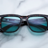 Sunglasses Model Wesley in Color Aegen with Cyan lenses from Jacques Marie Mage
