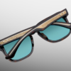 Sunglasses Model Wesley in Color Aegen with Cyan lenses from Jacques Marie Mage