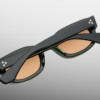 Sunglasses Model Whiskeyclone in color Borneo with Orange lenses from Jacques Marie Mage Sunglasses collection