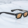 Sunglasses Model Whiskeyclone in color Borneo with Orange lenses from Jacques Marie Mage Sunglasses collection