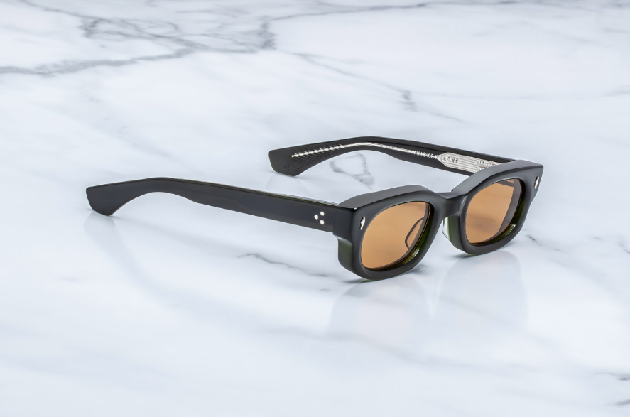 Sunglasses Model Whiskeyclone in color Borneo with Orange lenses from Jacques Marie Mage Sunglasses collection