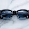 Sunglasses Model Whiskeyclone in color Mystique with Lapis lenses from Jacques Marie Mage