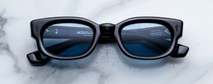 Sunglasses Model Whiskeyclone in color Mystique with Lapis lenses from Jacques Marie Mage