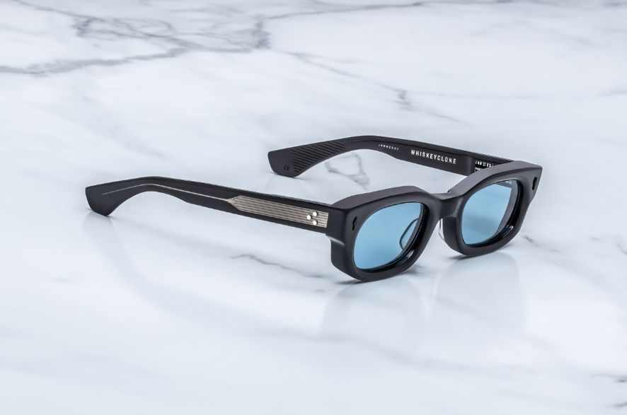 Sunglasses Model Whiskeyclone in color Mystique with Lapis lenses from Jacques Marie Mage