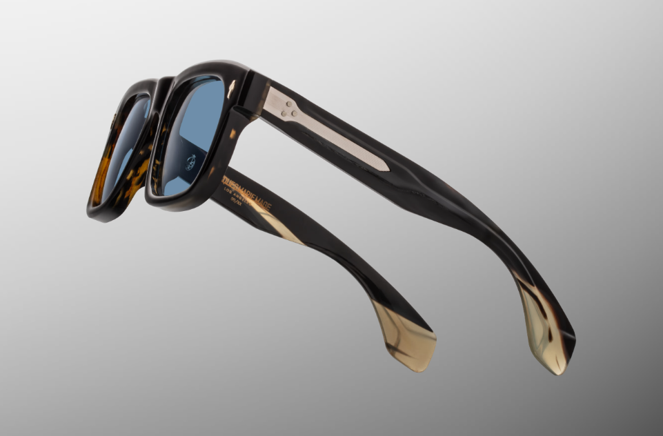 Sunglasses Model Yves in Color Bharal with Azure lenses from Jacques Marie Mage Héritage collection
