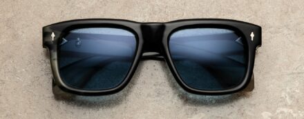 Sunglasses Model Yves in Color Bharal with Azure lenses from Jacques Marie Mage Héritage collection