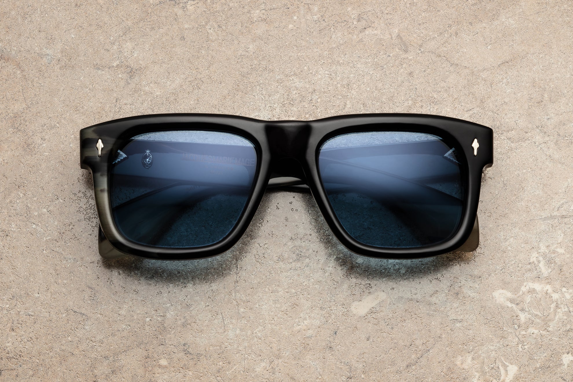 Sunglasses Model Yves in Color Bharal with Azure lenses from Jacques Marie Mage Héritage collection