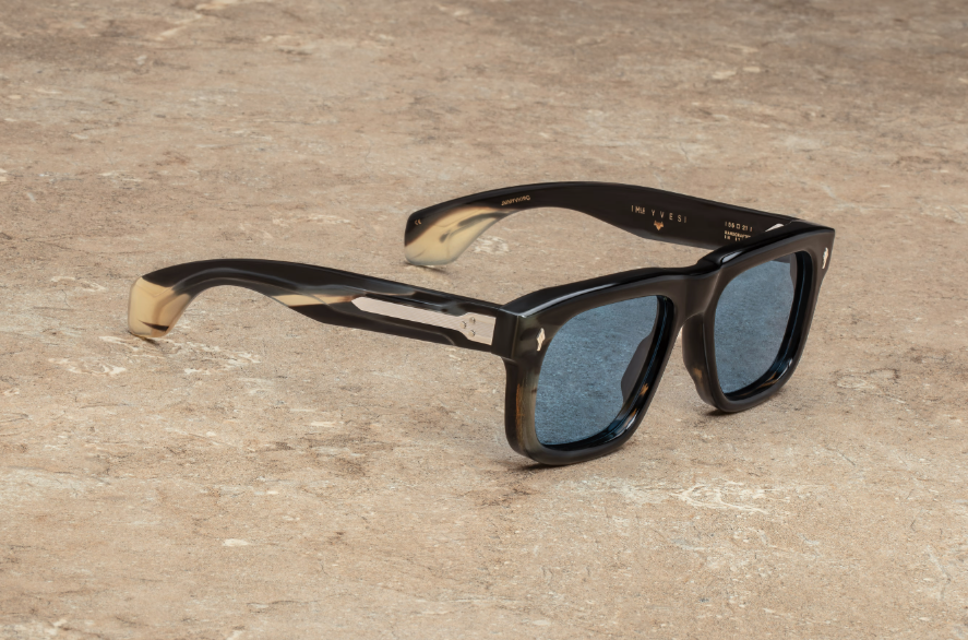 Sunglasses Model Yves in Color Bharal with Azure lenses from Jacques Marie Mage Héritage collection