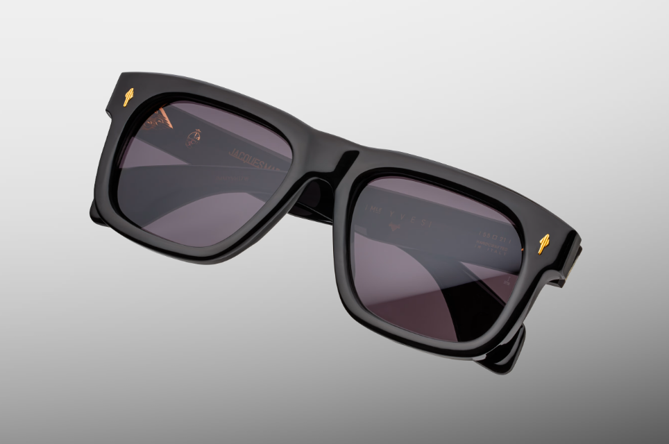 Sunglasses Model Yves in Color Blackbuck with Charcoal lenses from Jacques Marie Mage Héritage collection