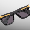 Sunglasses Model Yves in Color Blackbuck with Charcoal lenses from Jacques Marie Mage Héritage collection